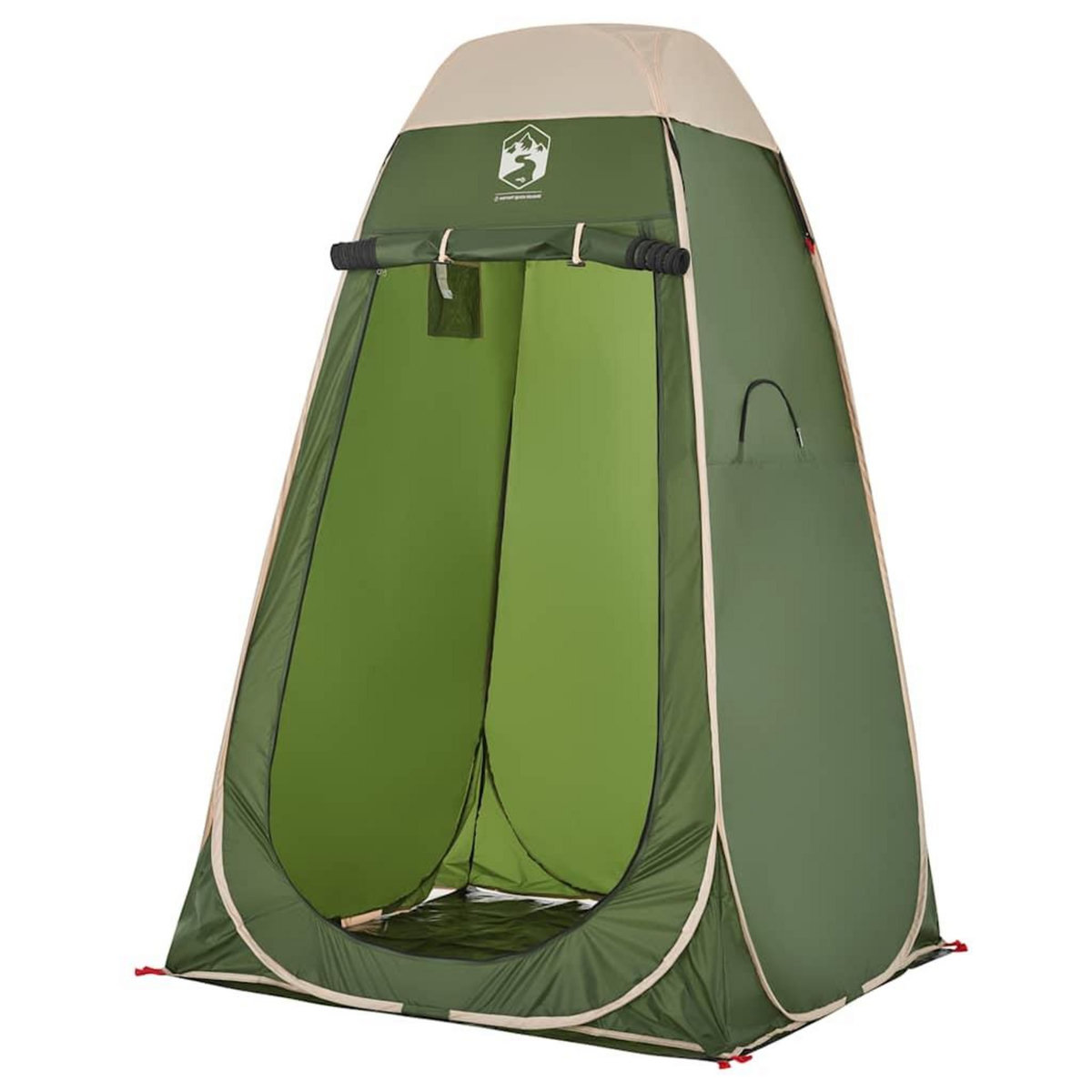 VIDAXL Tente d'intimite vert escamotable impermeable