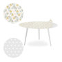 Voir la diapositive 1 : Paris Prix Table Basse 2 Covers  Scandinave  90cm Blanc