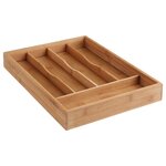 SECRET DE GOURMET Range couvert - 34 x 25 cm. - Bambou