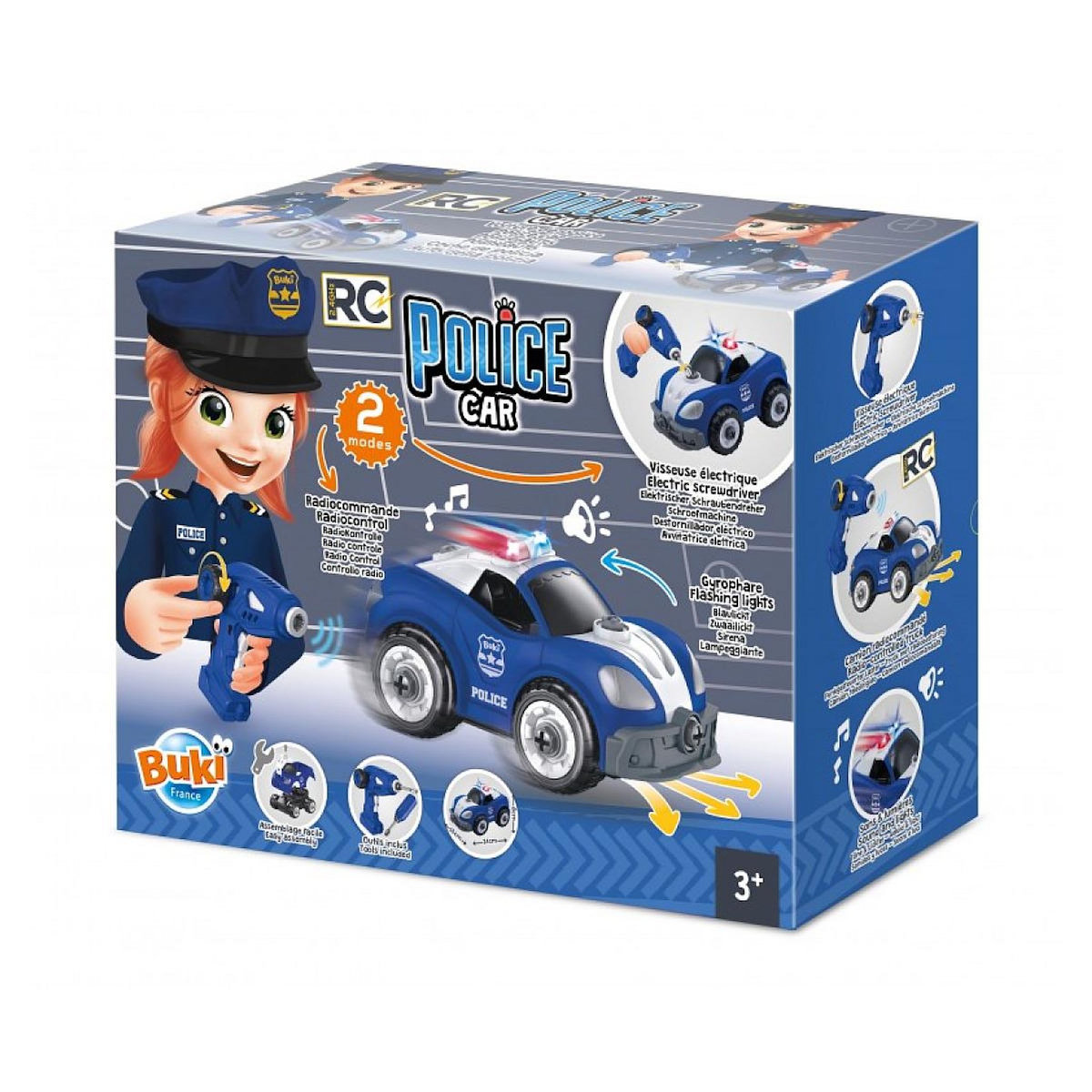 BUKI Ingenieur Junior - Voiture Police RC