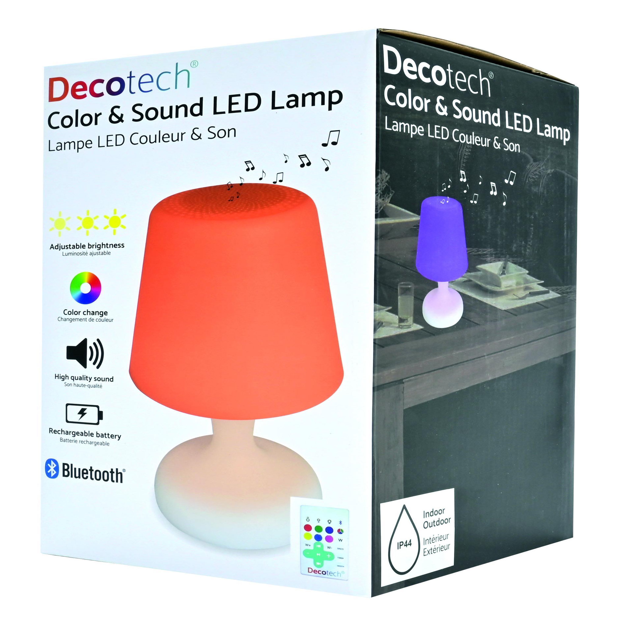 Voir la diapositive 6 : Lexibook Lampe de table bluetooth multicouleurs waterproof