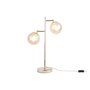 Leitmotiv Lampe à poser design boules Shimmer - H. 68 cm - Couleur ambre
