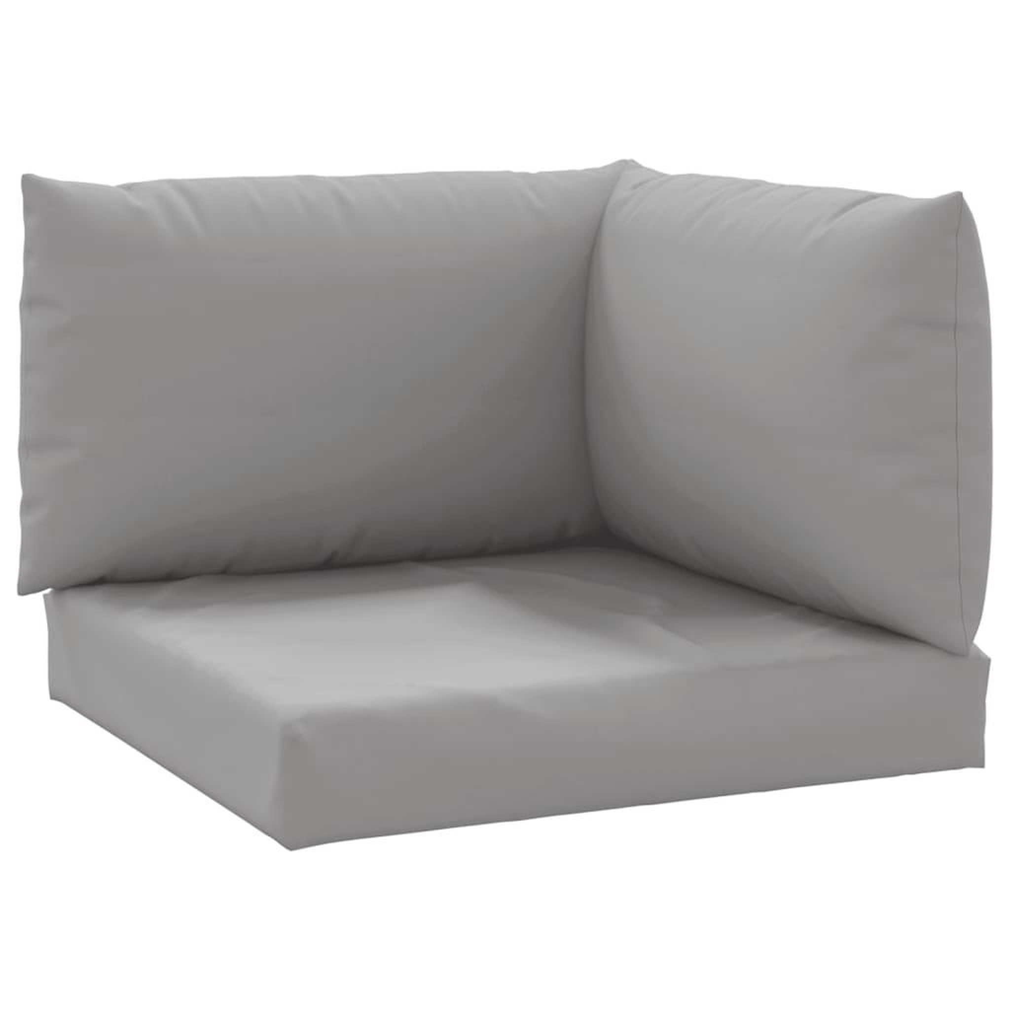 Voir la diapositive 2 : VIDAXL Coussins de palette lot de 3 gris tissu oxford