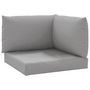 Voir la diapositive 2 : VIDAXL Coussins de palette lot de 3 gris tissu oxford