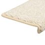 Voir la diapositive 4 : VIDAXL Tapis d'escalier 15 pcs 65x21x4 cm Blanc