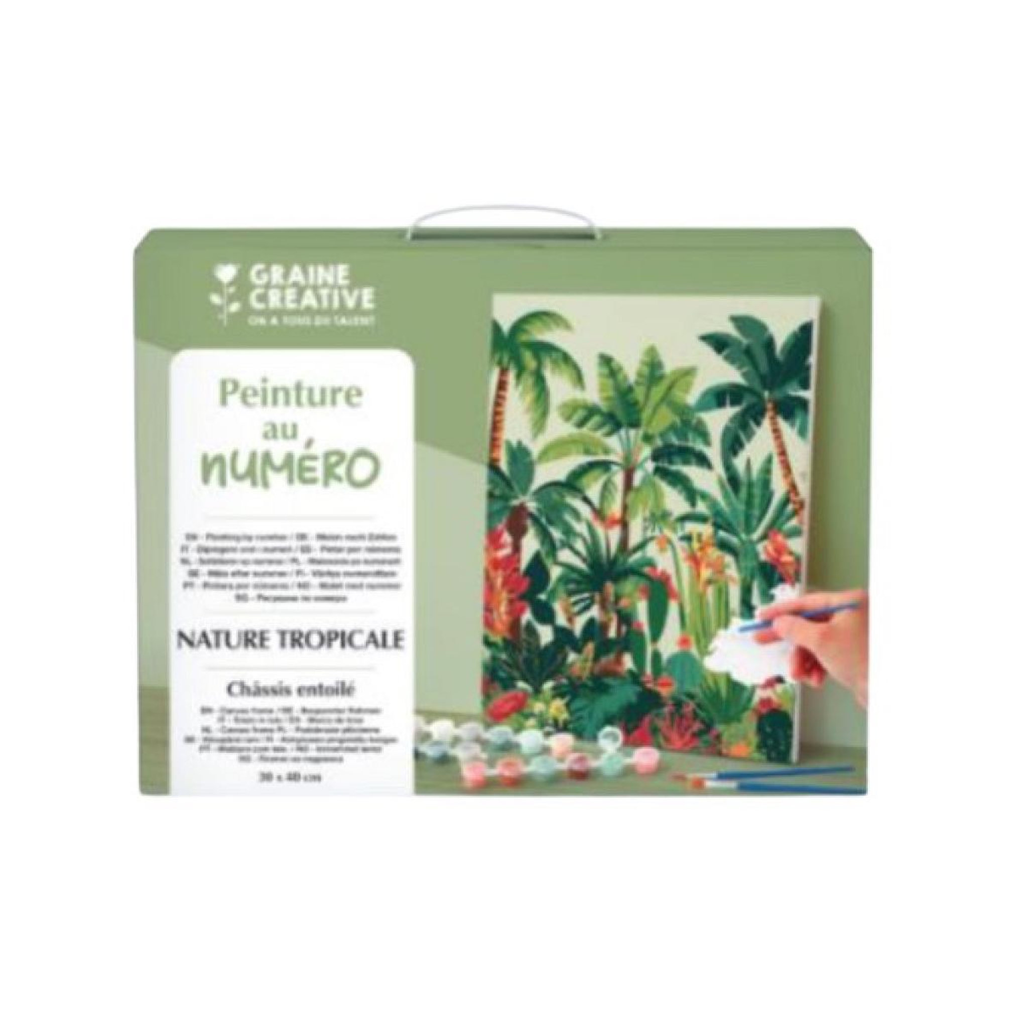 Graine créative Peinture au numero - Nature Tropicale
