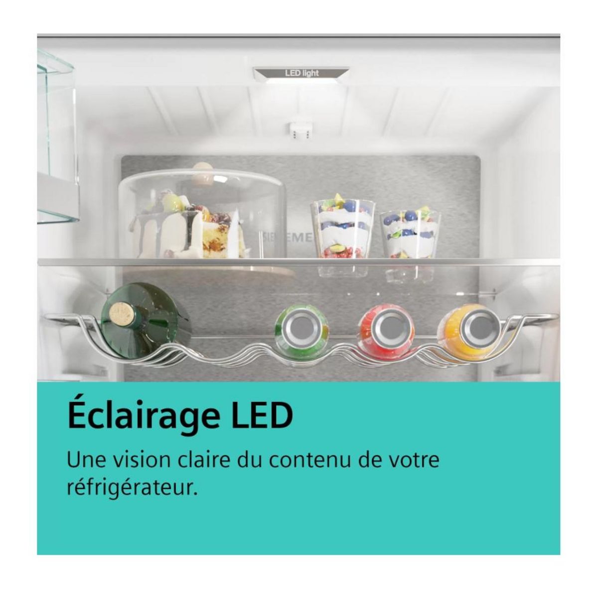 Siemens Réfrigérateur 1 porte intégrable à pantographe 165l - KI31RVFE0