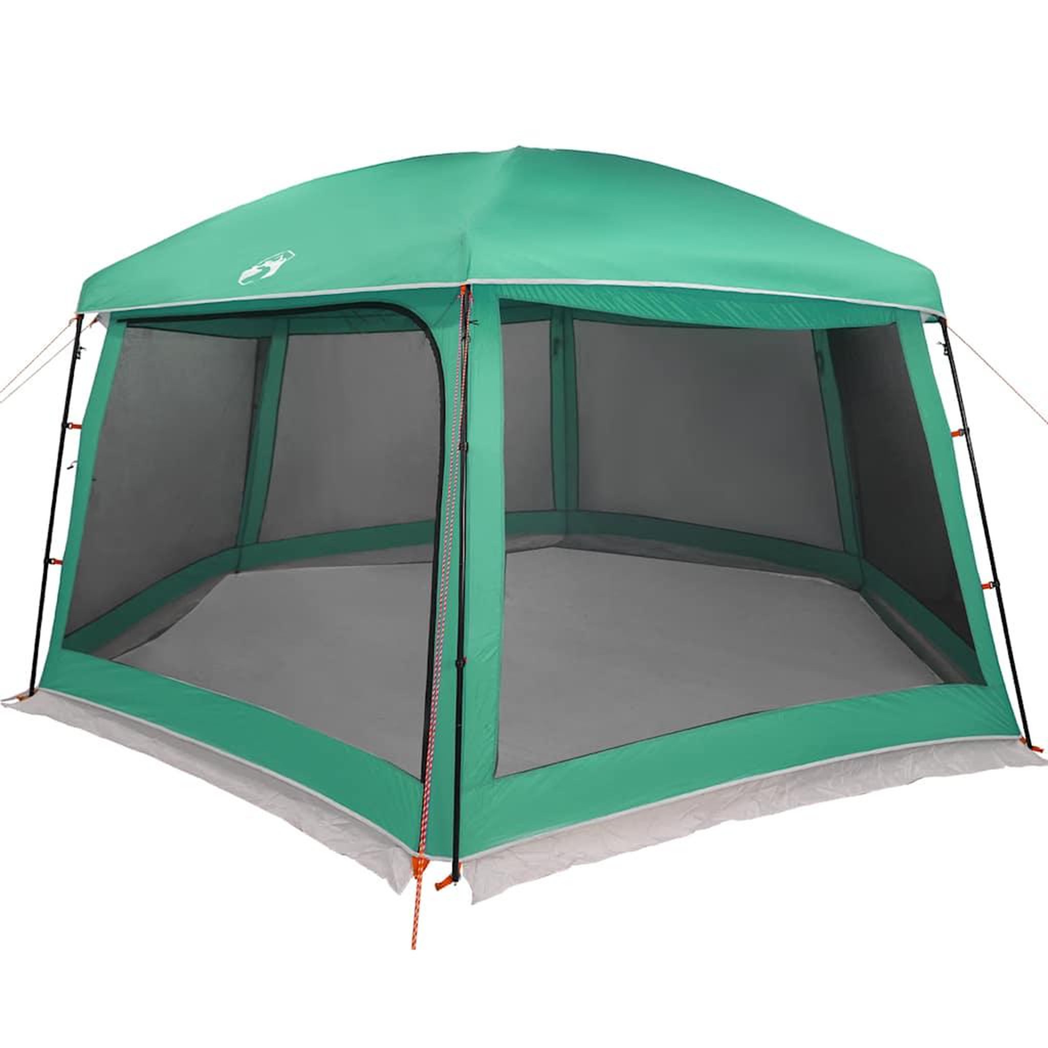 Voir la diapositive 3 : VIDAXL Tente piscine toit amovible parois maille vert d'eau 618x532 cm