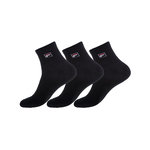 FILA Lot de 3 Paires de Chaussettes Lowcut. Coloris disponibles : Noir