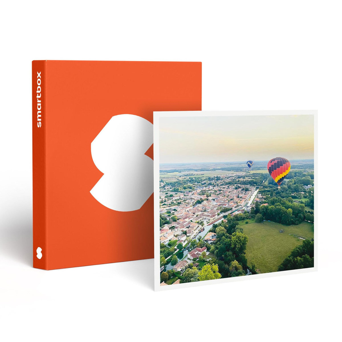 Smartbox Vol en montgolfière au-dessus du Marais poitevin avec visite en barque pour 2 personnes - Coffret Cadeau Sport & Aventure