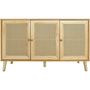 Voir la diapositive 1 : Habitat et Jardin Buffet style cannage  Neuille  - 120 x 40 x 71.5 cm - Beige