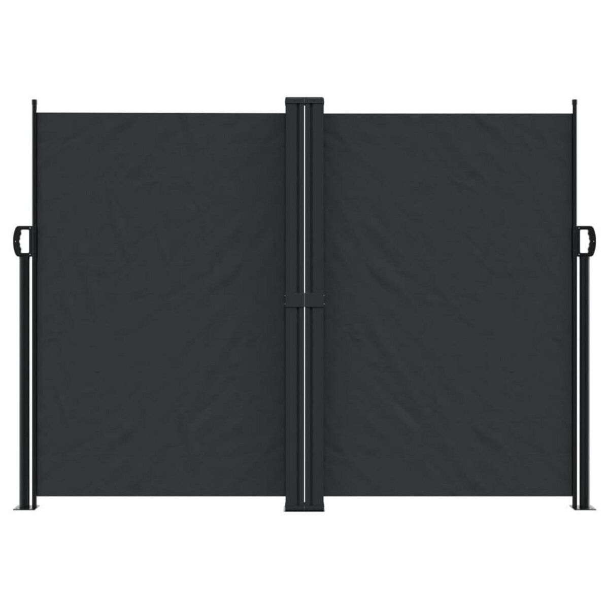 VIDAXL Auvent lateral retractable noir 180x600 cm