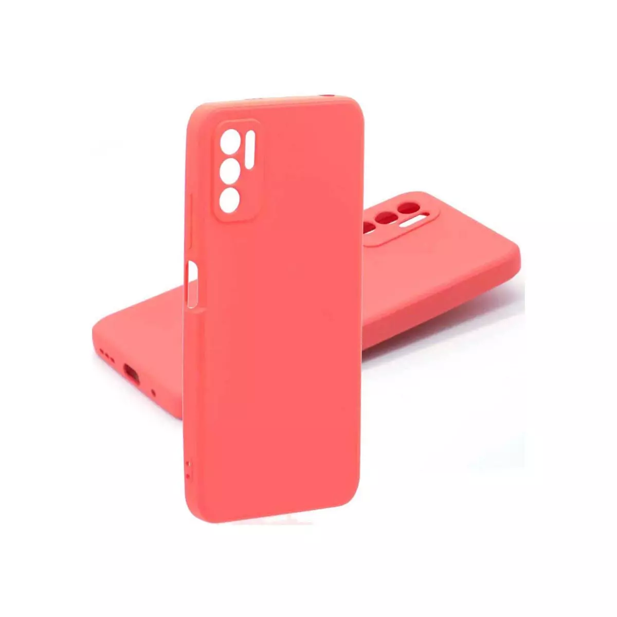 amahousse Coque souple orange Xiaomi Redmi Note 10 5G silicone toucher soft