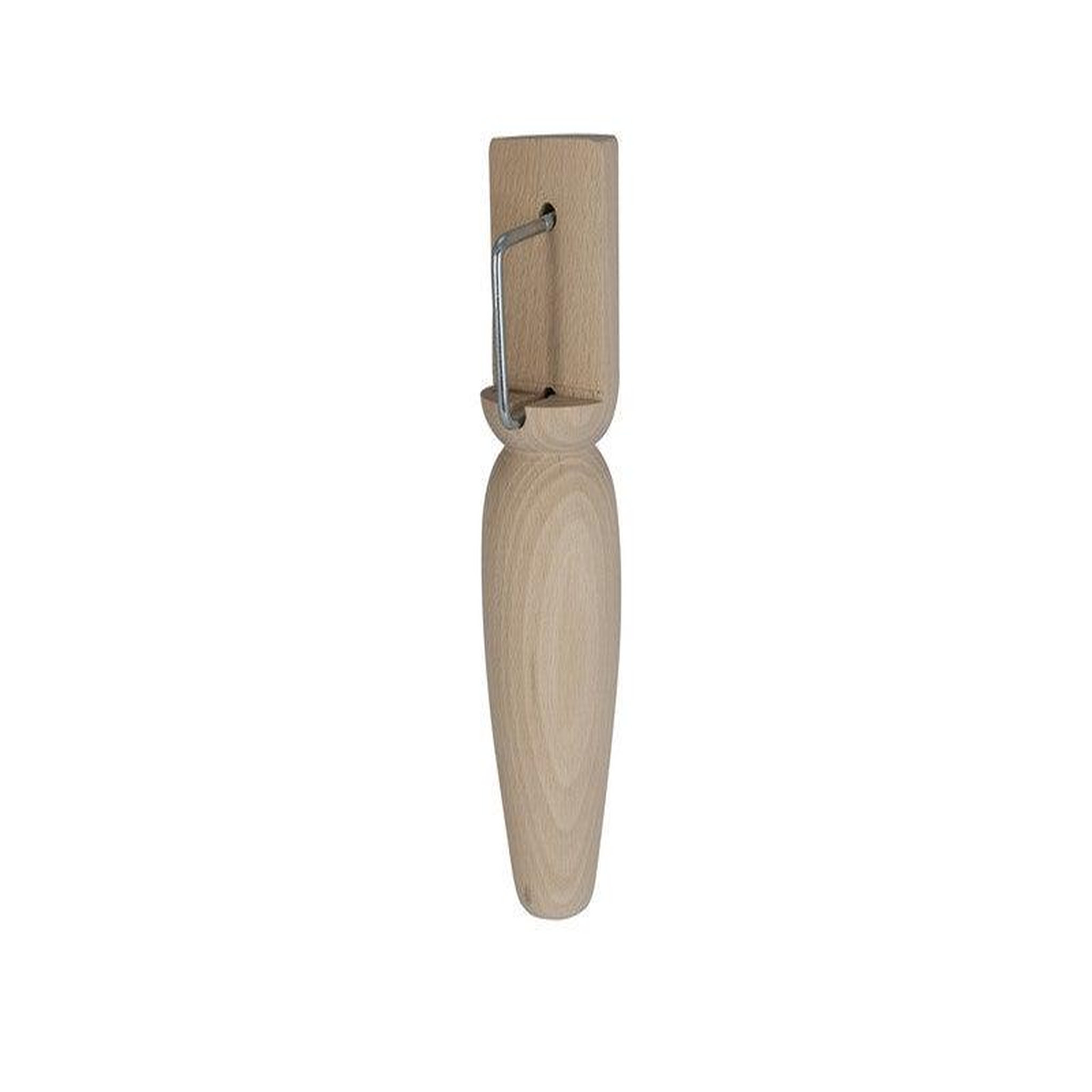 CIME Pied De Lit/Sommier Conique Fixe Hêtre Brut Blanc/Beige, 23 Cm