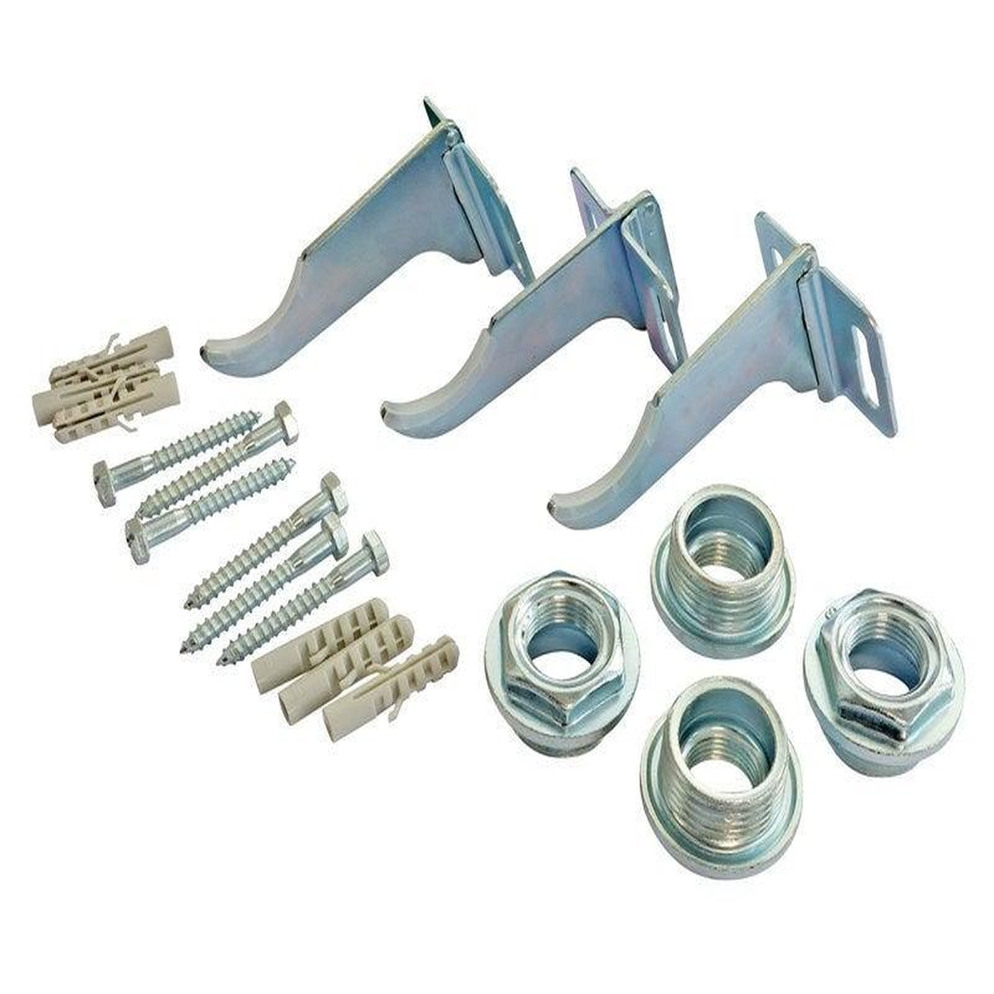 CENTRALE BRICO Kit fixation radiateur aluminium avec réduction 26/34-15/21