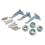 CENTRALE BRICO Kit fixation radiateur aluminium avec réduction 26/34-15/21