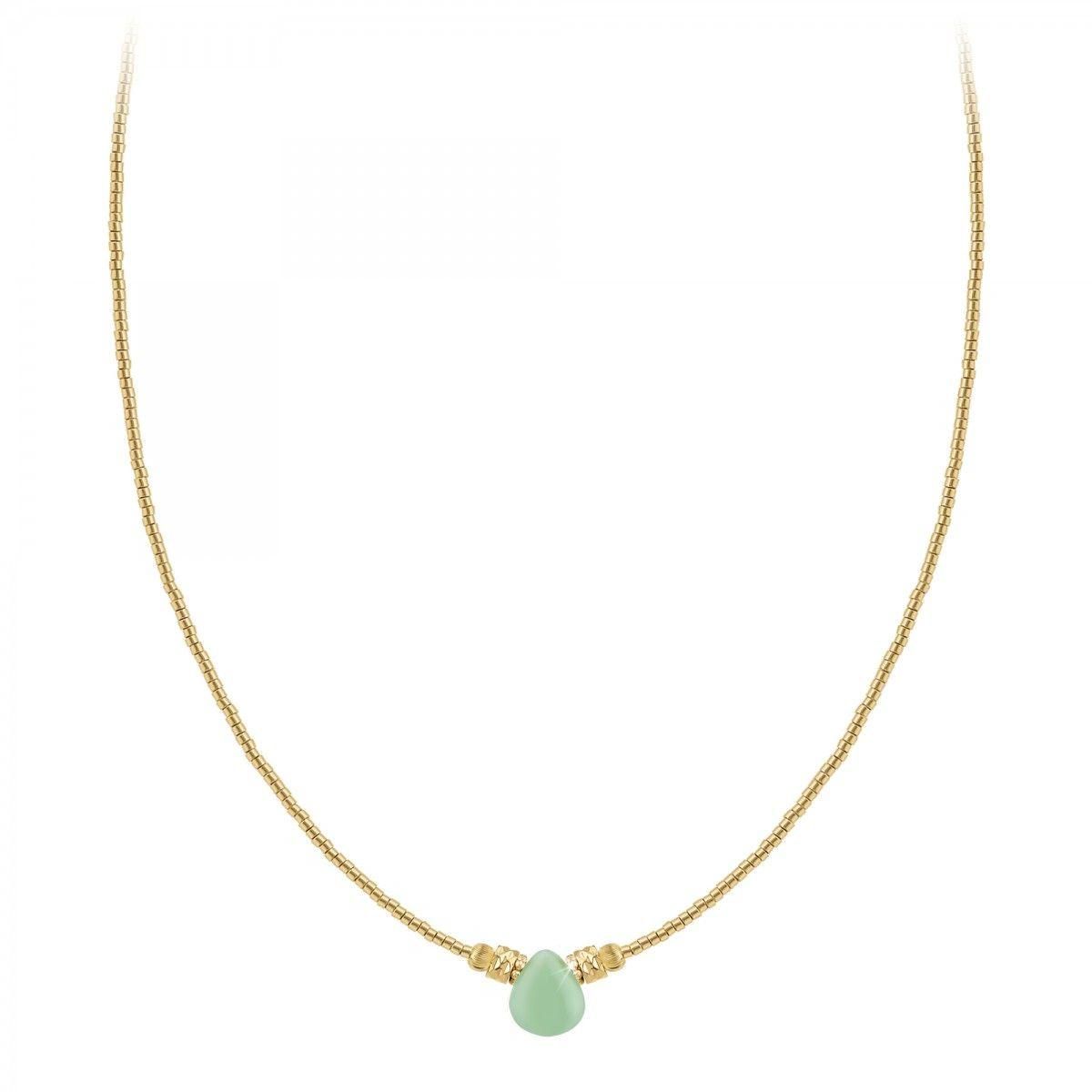 SC BOHEME Collier SC Bohème orné d'une Aventurine