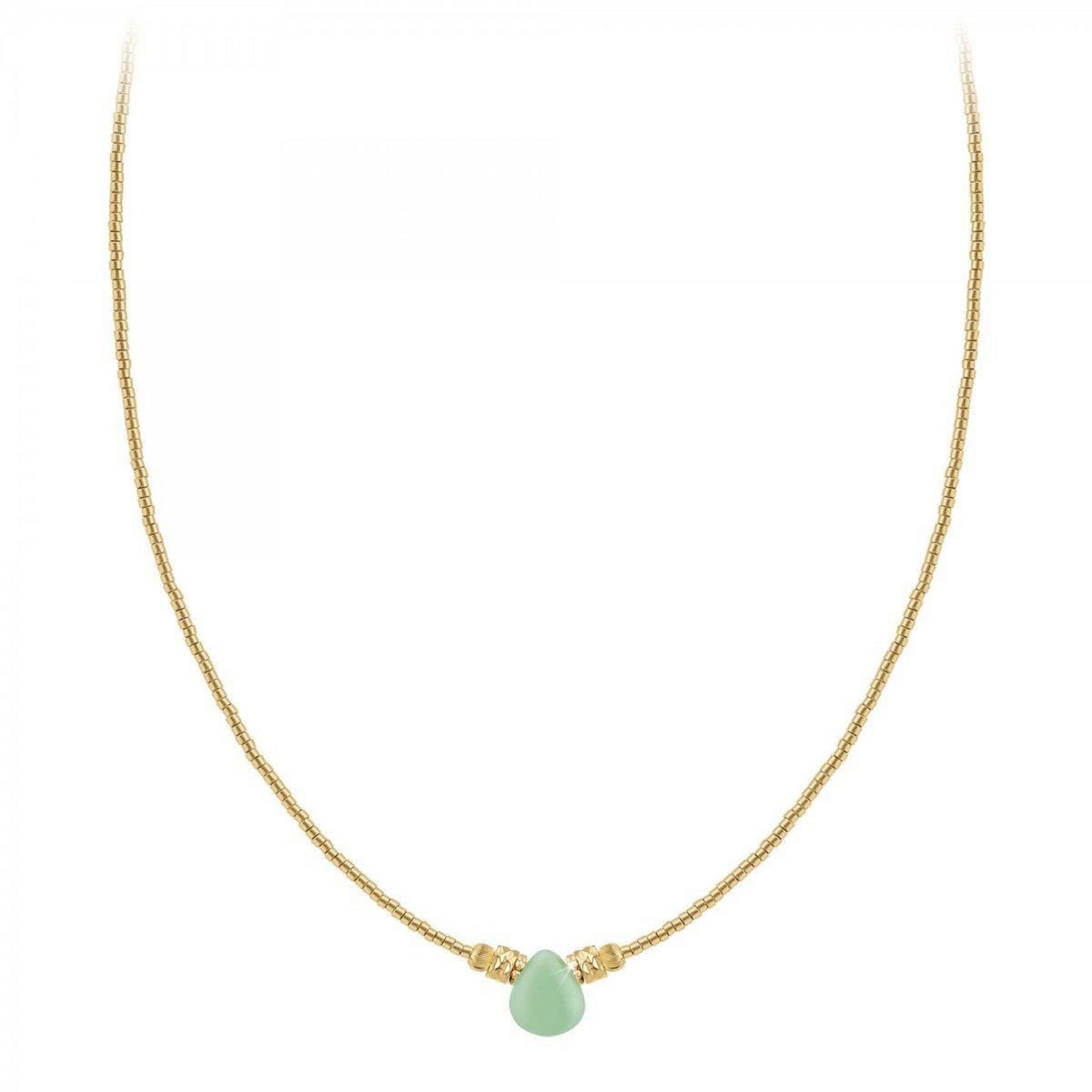 SC BOHEME Collier SC Bohème orné d'une Aventurine