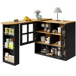 MERAX Table de bar rectangulaire. Coloris disponibles : Blanc