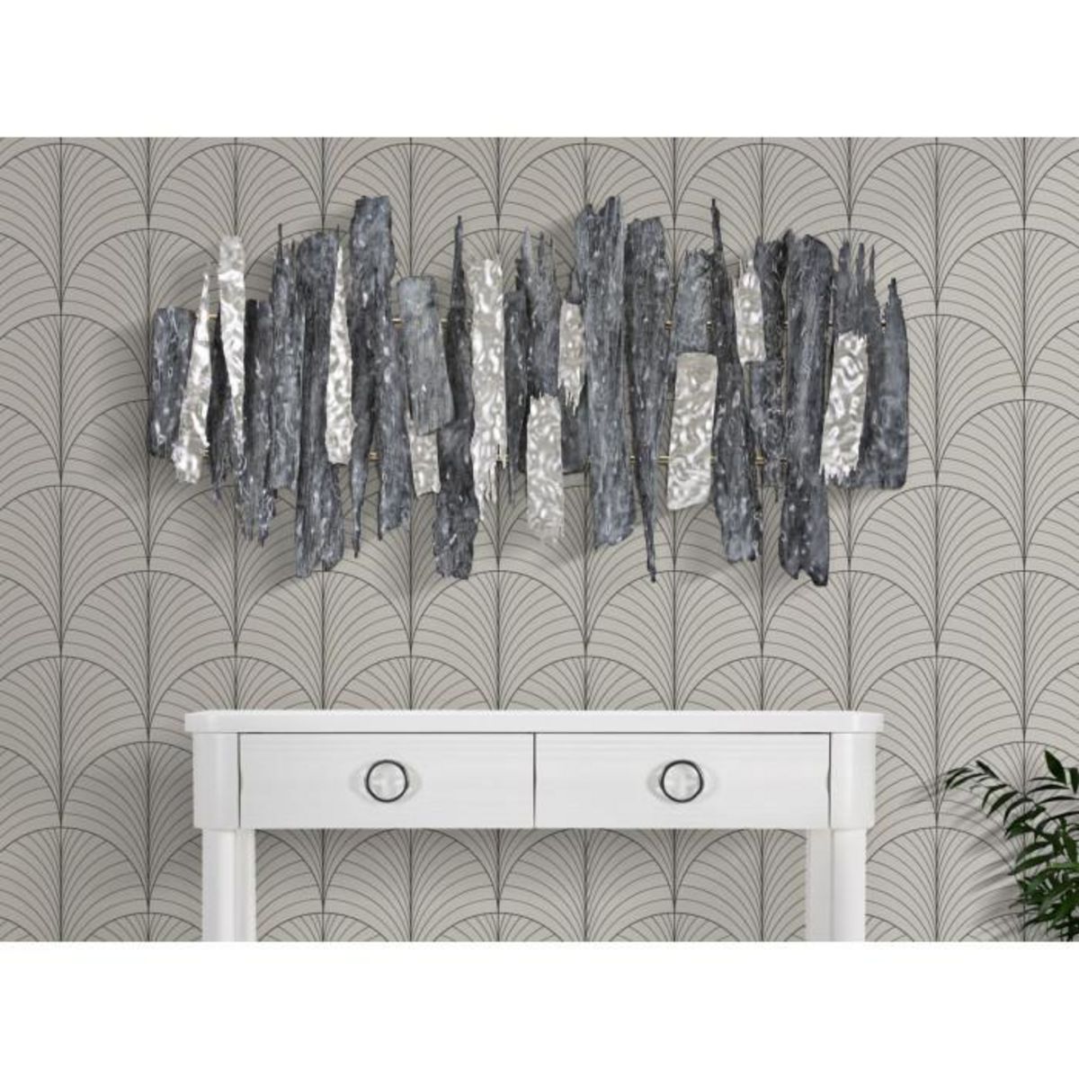 Paris Prix Décoration Murale en Métal  Sculpt  122cm Multicolore