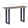 Voir la diapositive 6 : VIDAXL Table console Gris 115 x 35 x 76 cm Bois d'acacia massif et fer