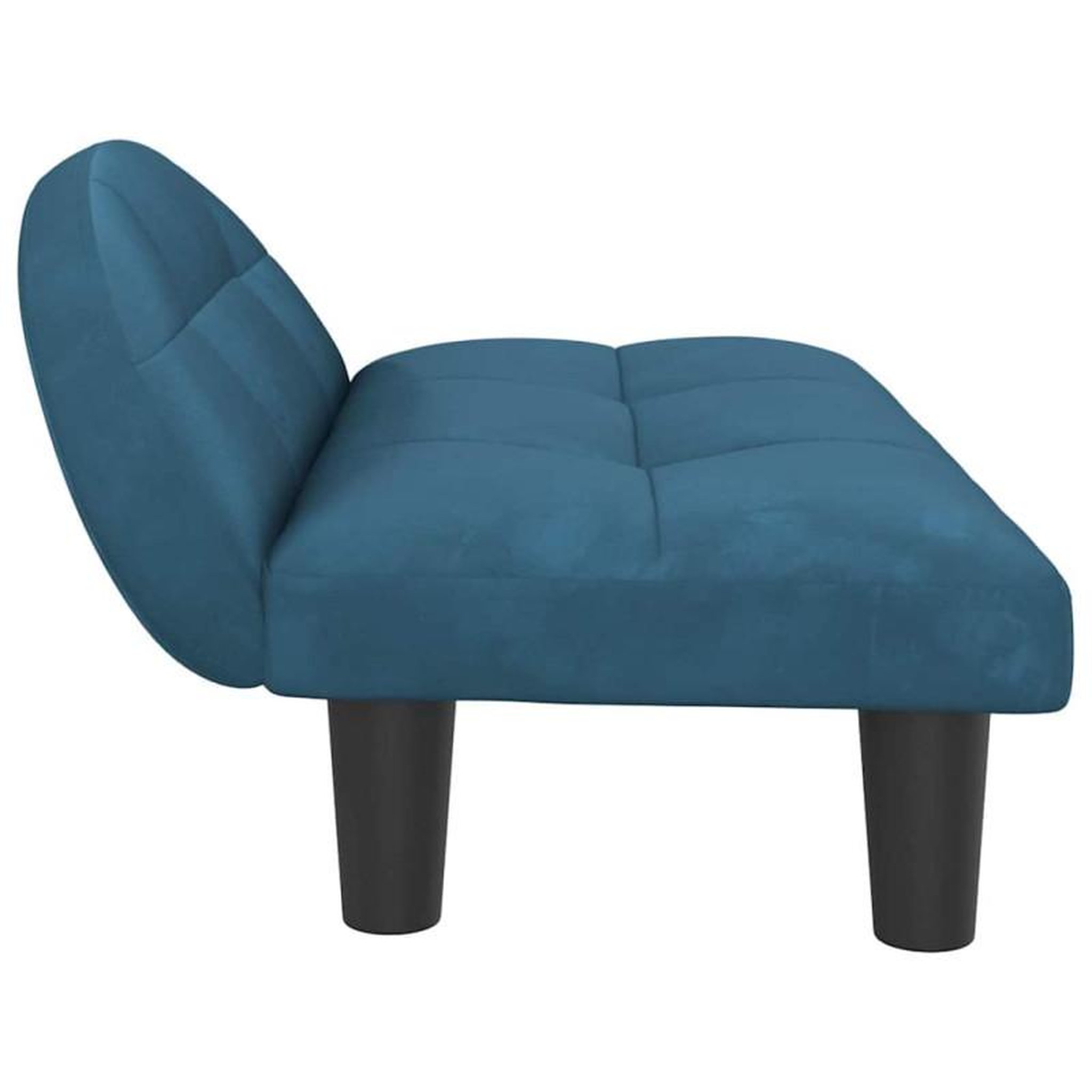 Voir la diapositive 4 : VIDAXL Lit pour chien bleu 70x52x30 cm velours