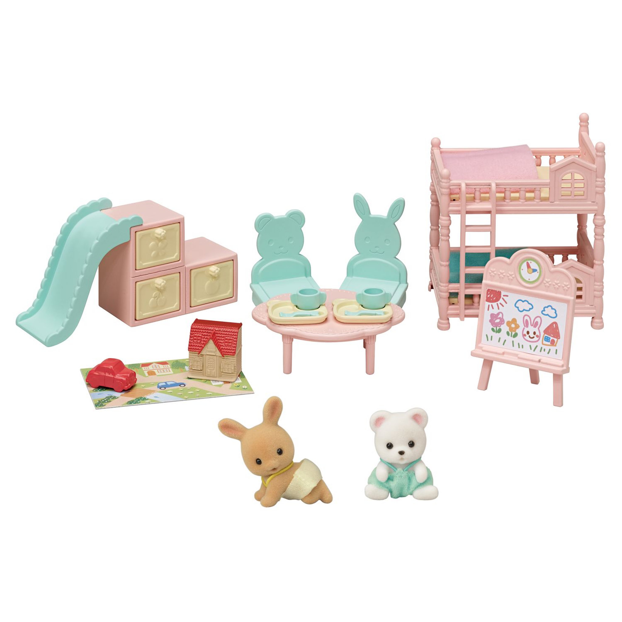 Voir la diapositive 4 : Epoch d'Enfance La salle de jeu des bébés figurines - Sylvanian Families
