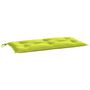 Voir la diapositive 2 : VIDAXL Coussin de banc de jardin vert brillant 110x50x7cm tissu oxford