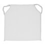 SOLEIL D'OCRE Dessus de chaise en coton lavé 40x40x4 cm SPIRIT blanc, par Soleil d'Ocre
