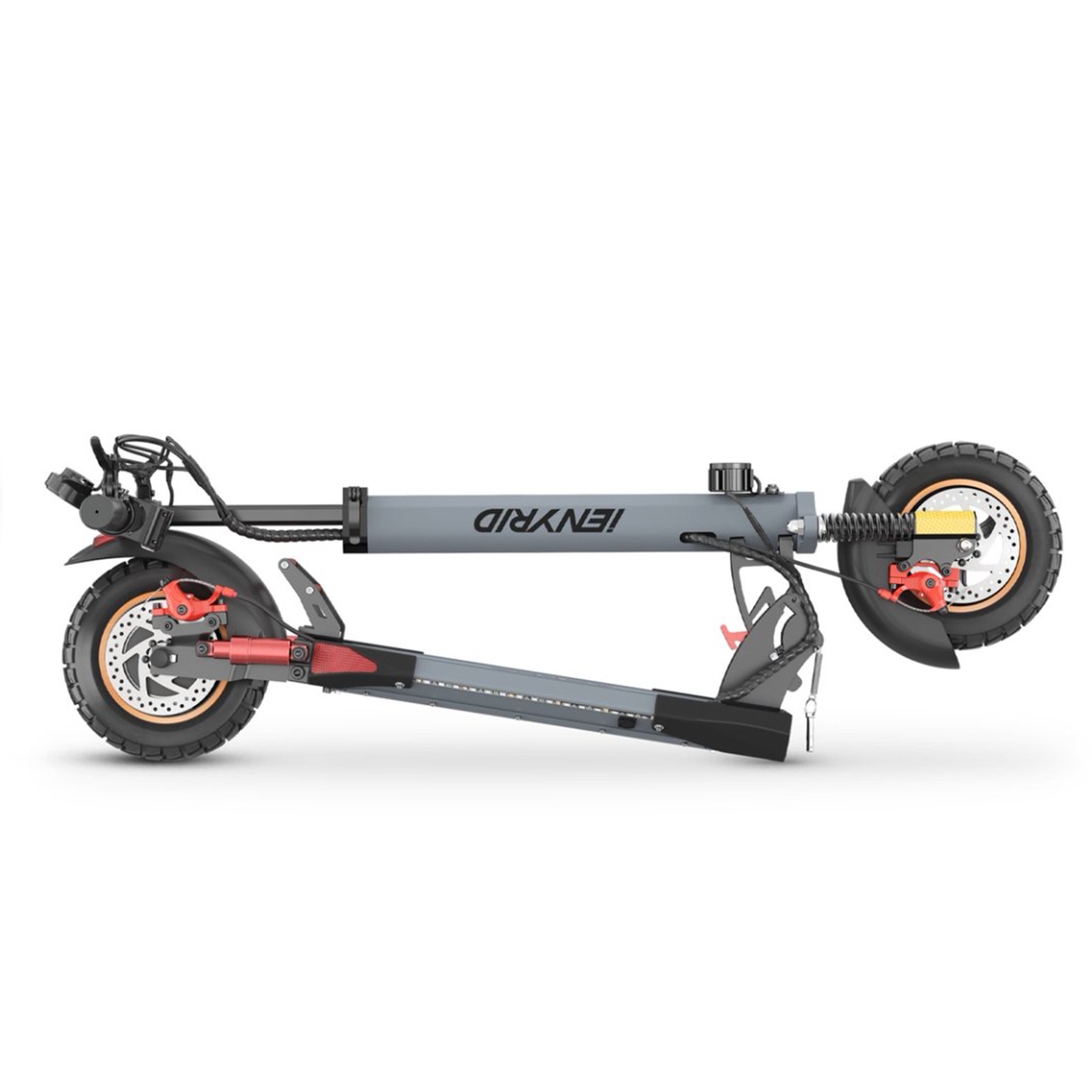 Voir la diapositive 3 : IENYRID Trottinette électrique pliable iENYRID A1, 800 W 48 V 12,5 Ah, 10 , gris