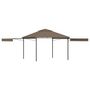 Voir la diapositive 1 : VIDAXL Belvedere et double toits etentus 3x3x2,75 m Taupe 180g/m^2
