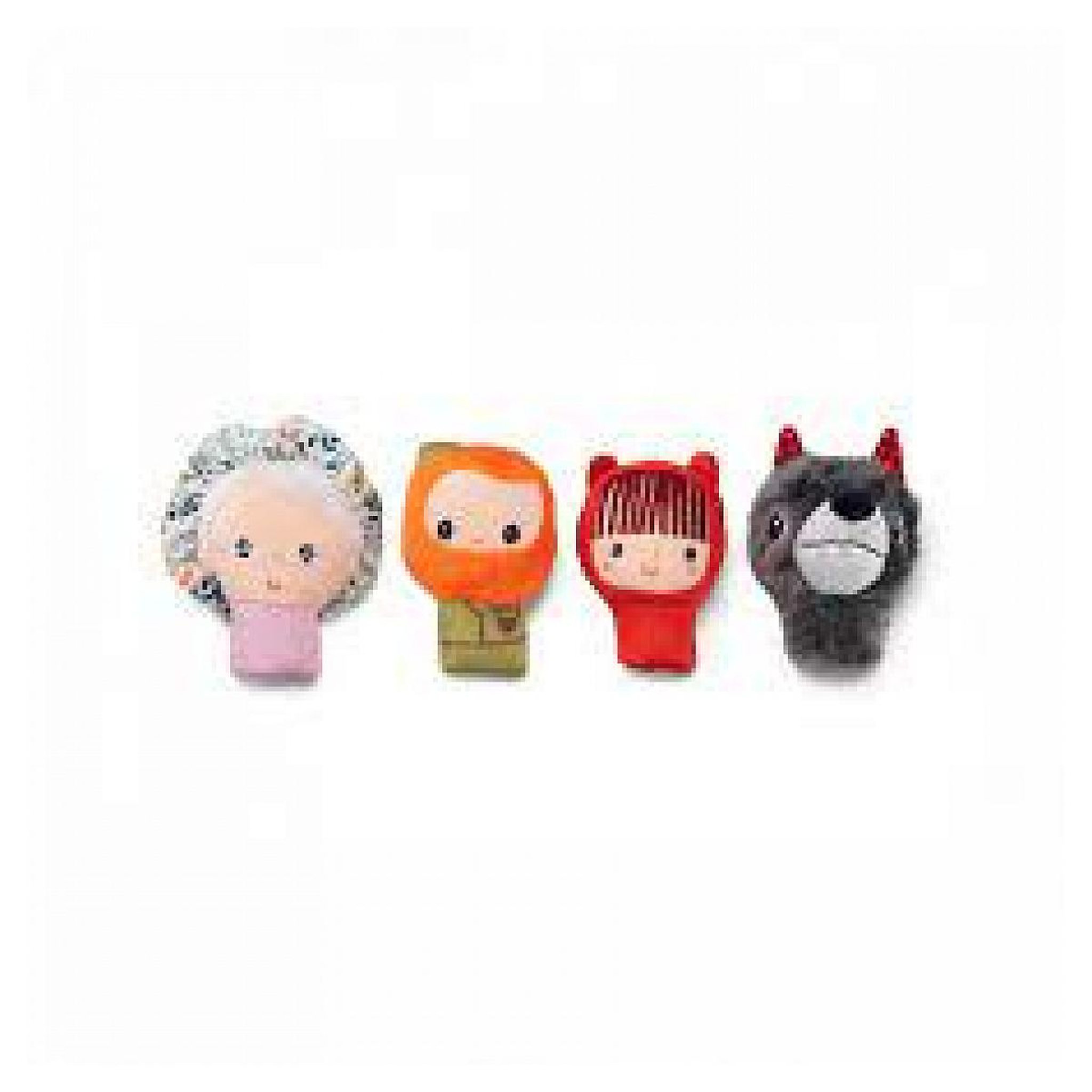 Voir la diapositive 1 : LILLIPUTIENS Chaperon rouge - Marionnettes a doigts