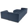 Voir la diapositive 6 : LISA DESIGN Suaro - canapé modulable panoramique d'angle droit 7 places en tissu texturé