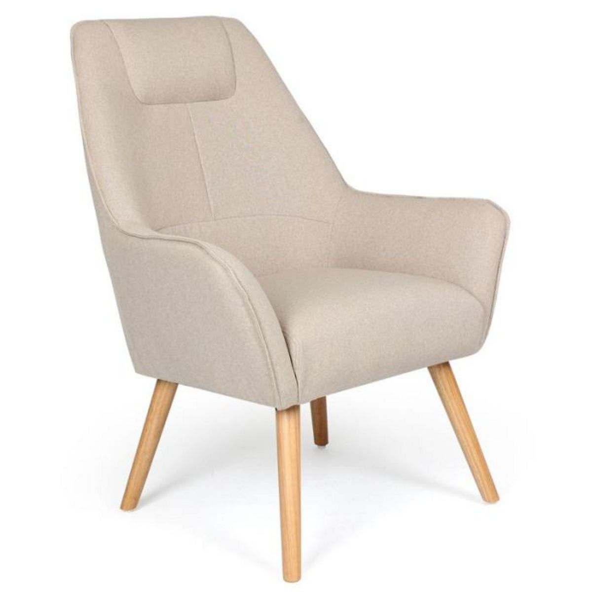 Paris Prix Fauteuil Scandinave  Watson  101cm Beige