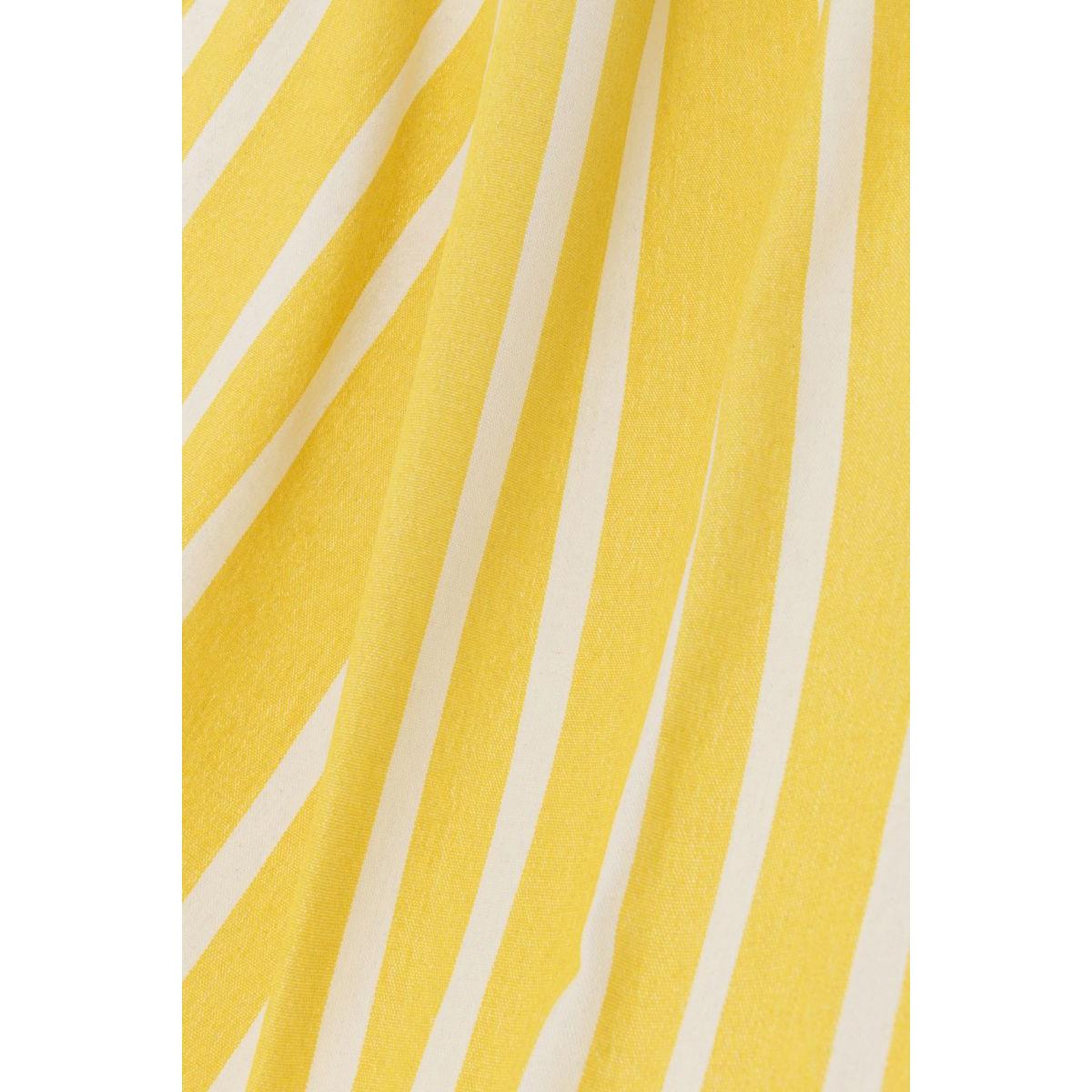 Voir la diapositive 3 : J-LINE Hamac en tissu  rayures  200cm jaune