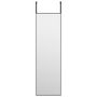 Voir la diapositive 2 : VIDAXL Miroir de porte Noir 30x100 cm Verre et aluminium