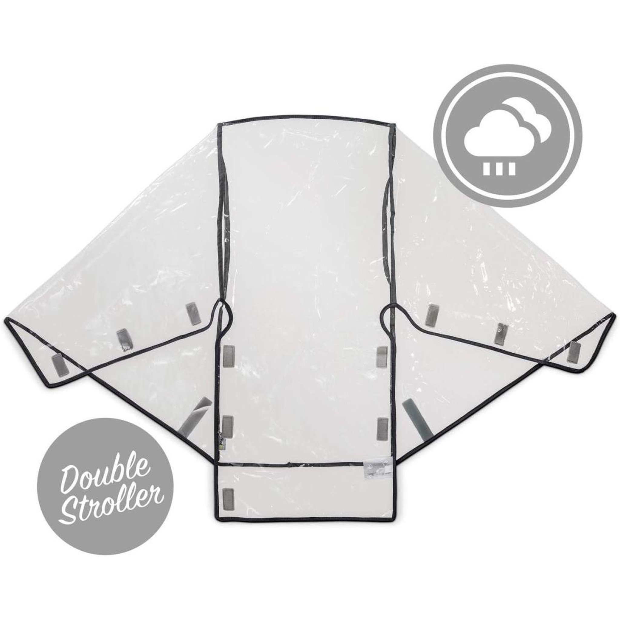 Voir la diapositive 2 : HAUCK Housse de Pluie Roadster/Turbo Duo