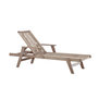 Voir la diapositive 4 : Paris Prix Chaise Longue en Bois  Little John  115cm Marron