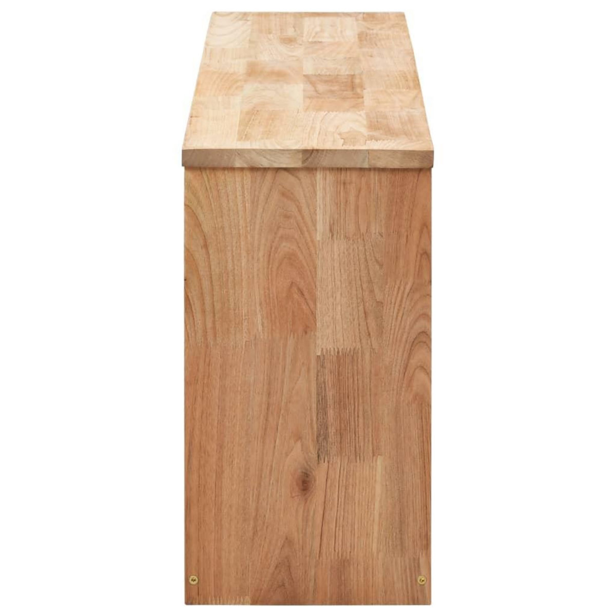 VIDAXL Banc de rangement de chaussures 94x20x38cm Bois massif de noyer