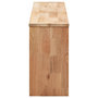 Voir la diapositive 5 : VIDAXL Banc de rangement de chaussures 94x20x38cm Bois massif de noyer