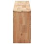 Voir la diapositive 5 : VIDAXL Banc de rangement de chaussures 94x20x38cm Bois massif de noyer
