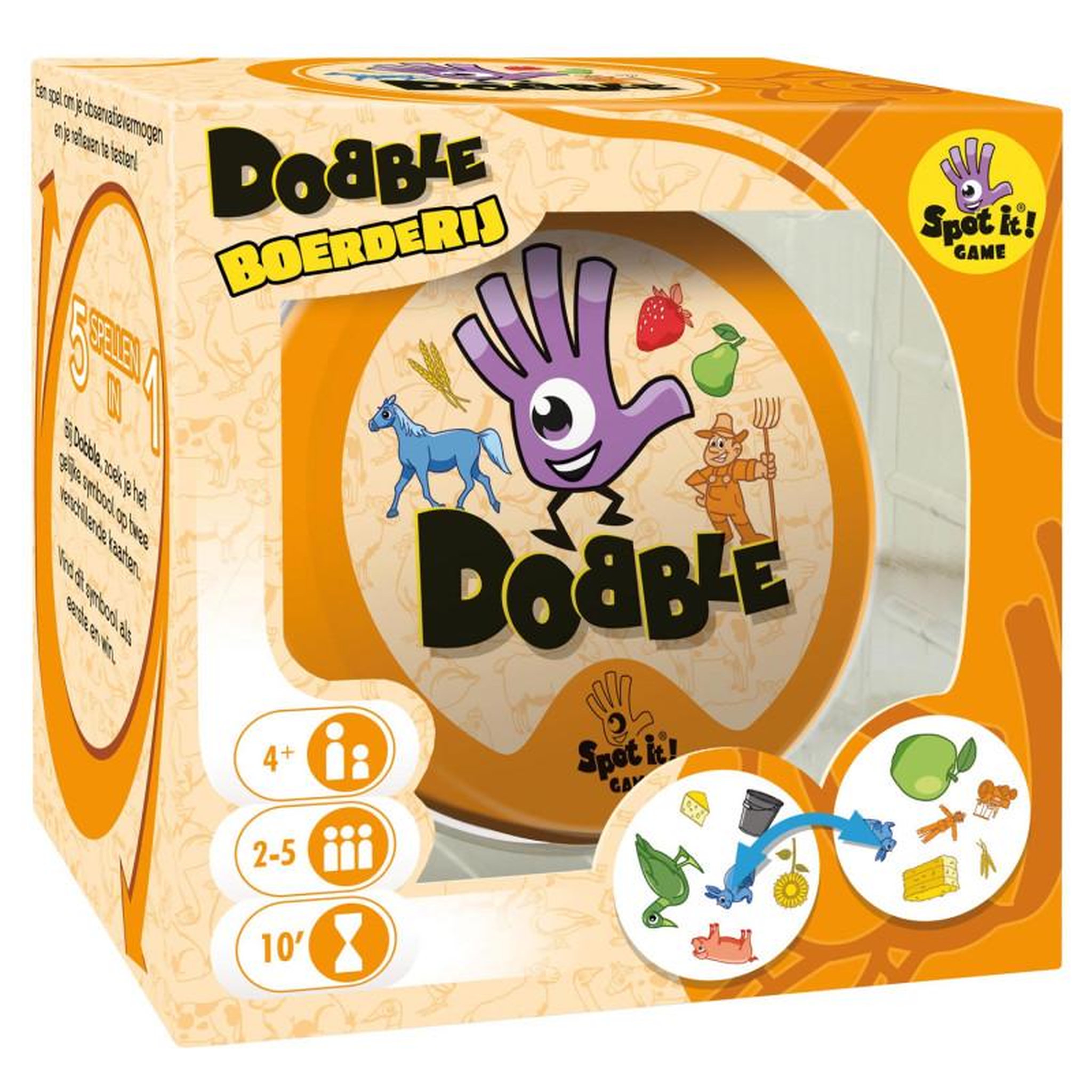 Voir la diapositive 2 : Asmodee Asmodee - Dobble Farm Card Game ASM01-014