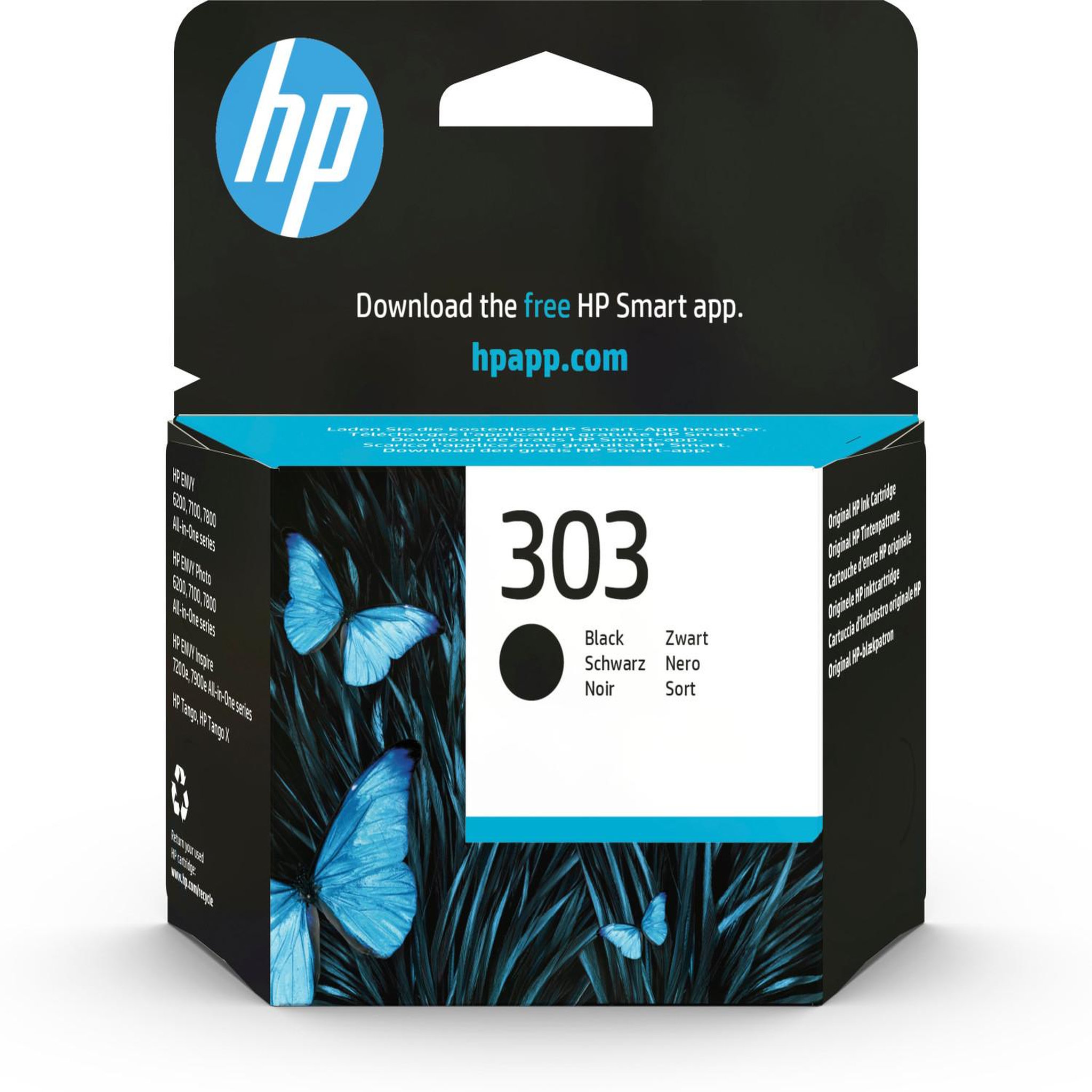 Voir la diapositive 3 : HP Hp cartouche d'encre noir 303 authentique