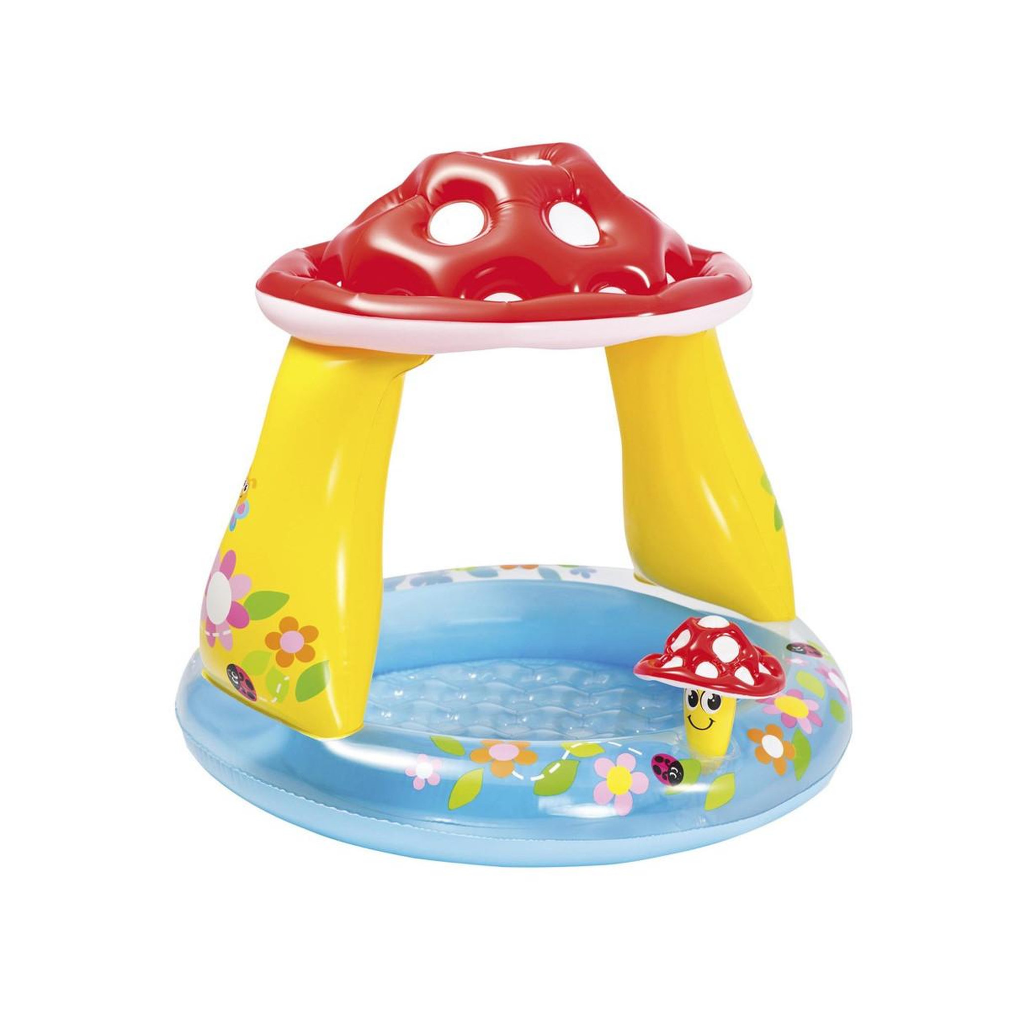 INTEX Pataugeoire Pare Soleil  Champignon  102cm Multicolore