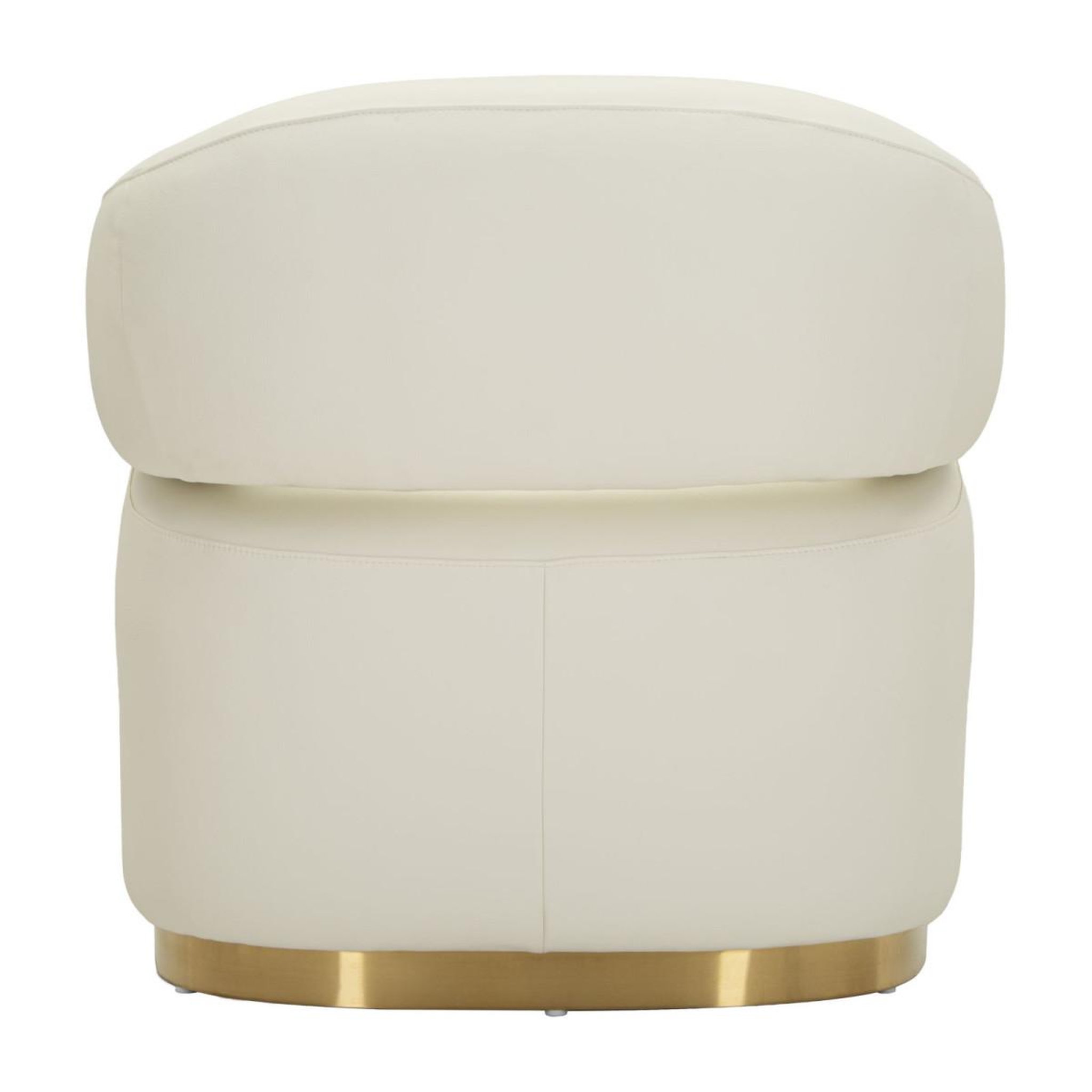 Voir la diapositive 4 : Paris Prix Fauteuil design  minsk plus  84cm blanc & or