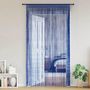 Voir la diapositive 2 : VIDAXL Rideau en fils 2 pcs 140 x 250 cm Bleu