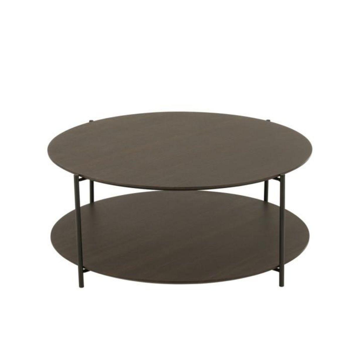 Paris Prix Table Basse Design  Rodolfo  93cm Marron Foncé