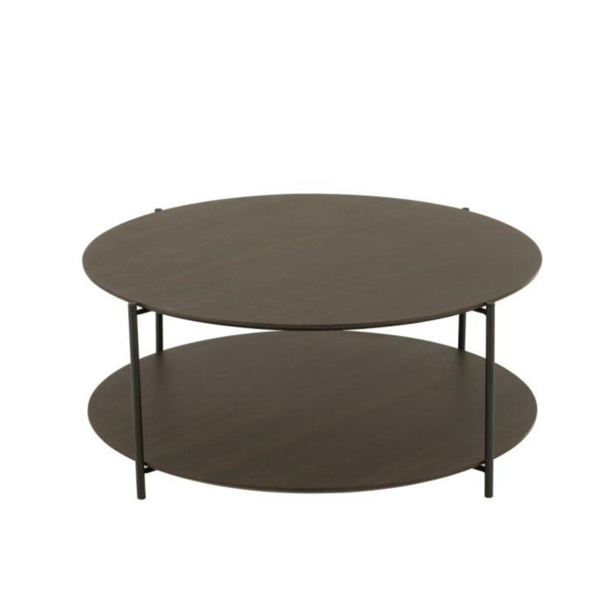 Paris Prix Table Basse Design  Rodolfo  93cm Marron Foncé