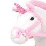 Voir la diapositive 3 : VIDAXL Jouet en peluche Licorne Blanc et rose XXL