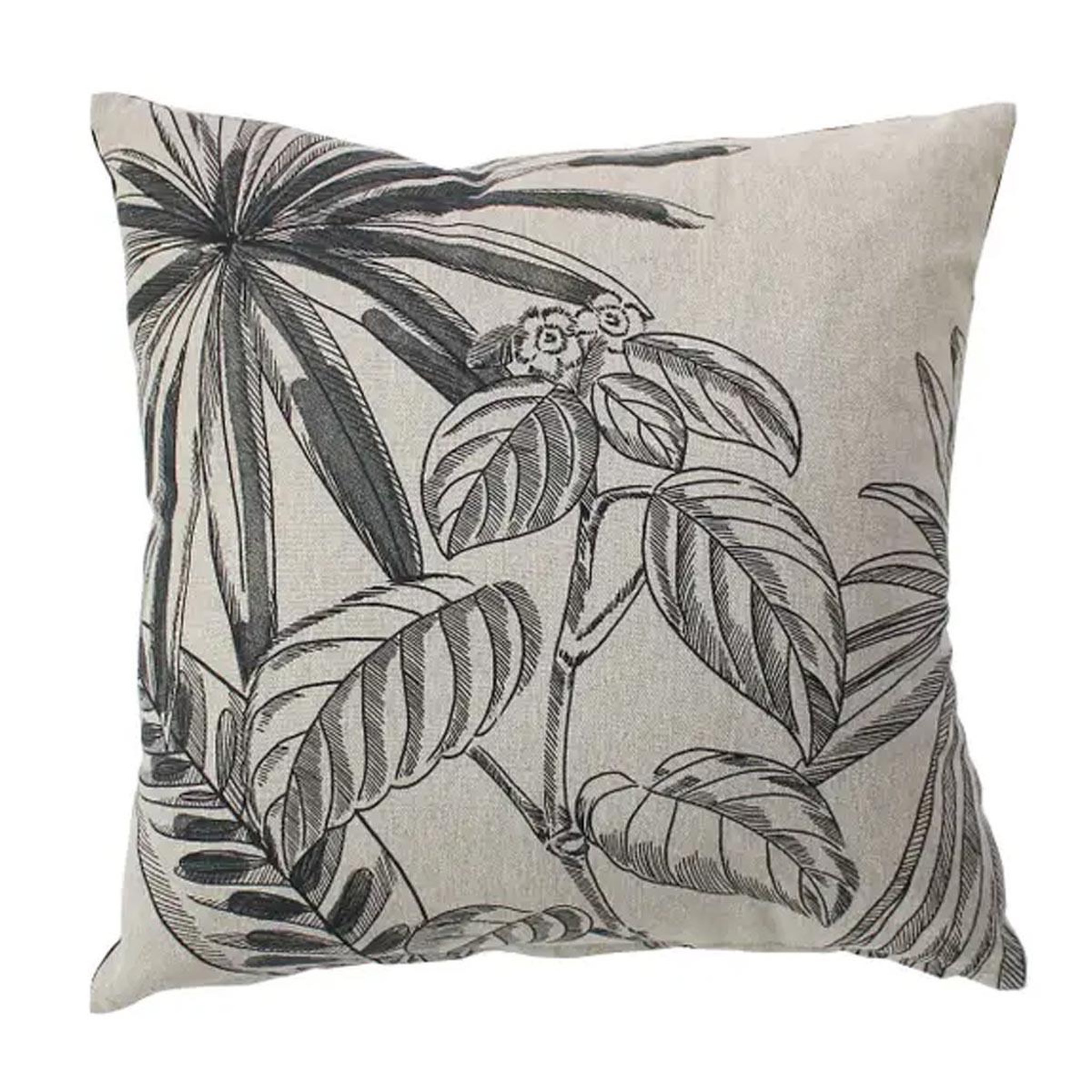 Voir la diapositive 3 : ENJOY HOME Coussin déco imprimé  mambo  40x40cm noir